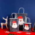 Custom Full Color Printing Christmas Kraft Gift Paper Bag